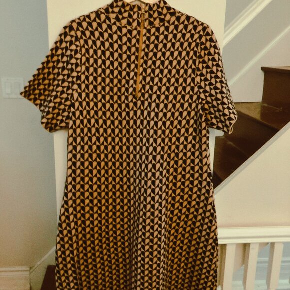 Anthropologie Knit Dress Heart Pattern - Picture 6 of 8